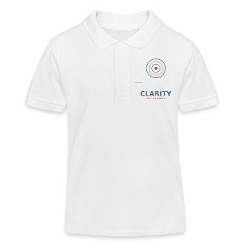 clarity_design - Kinder Organic Poloshirt Mini Sprinter von Stanley/Stella - Weiß - Vorne