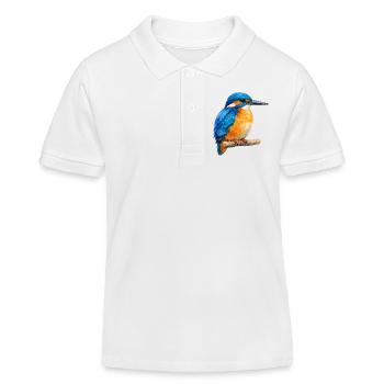 Königsfischer Farbenspiel - Kids Organic Polo Shirt by Stanley/Stella - white - Front