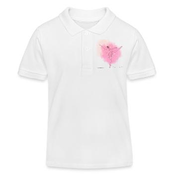 Ballerine - Polo enfant bio Stanley/Stella - blanc - Devant