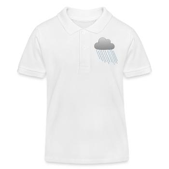 Regenwolke 2 - Kids Organic Polo Shirt by Stanley/Stella - white - Front