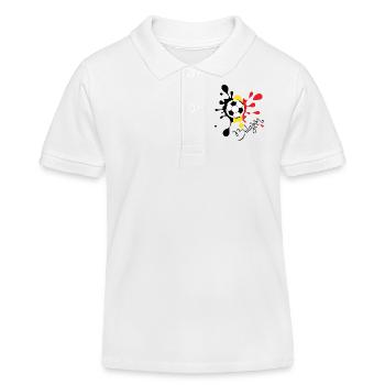  Coupe du Monde de Belgique - Polo enfant bio Stanley/Stella - blanc - Devant