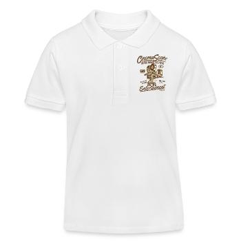 Cinema Scope - Polo enfant bio Stanley/Stella - blanc - Devant