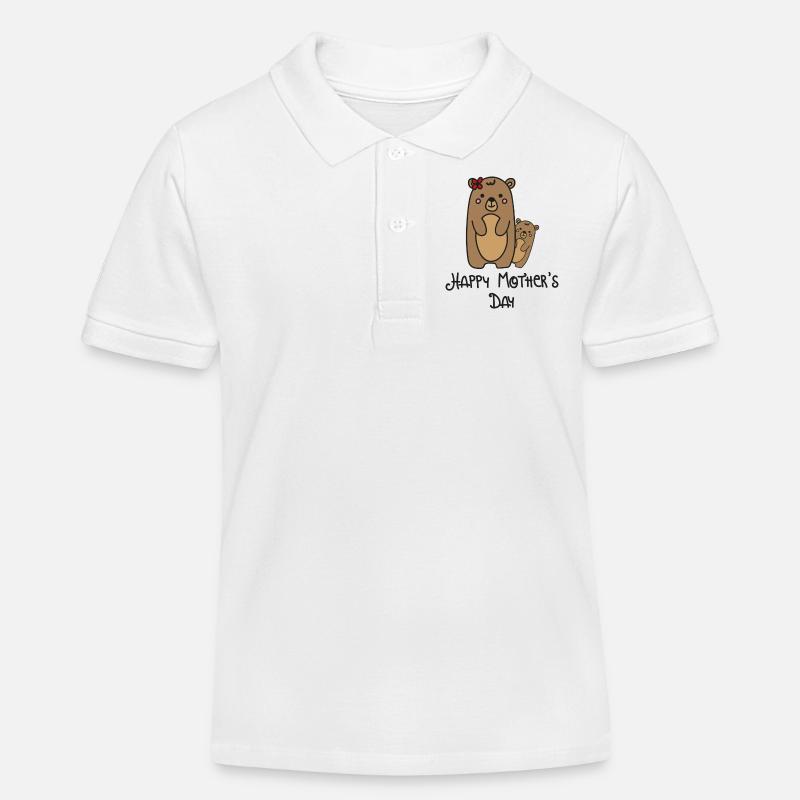 Fête des Mères - Polo enfant bio Stanley/Stella - blanc