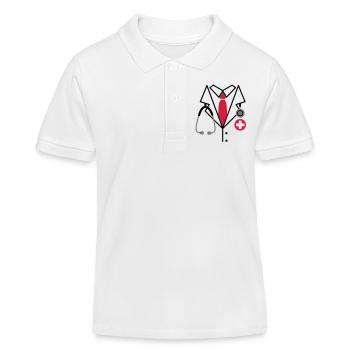 Artz - Polo enfant bio Stanley/Stella - blanc - Devant