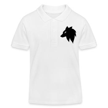Loup Manga - Polo enfant bio Stanley/Stella - blanc - Devant