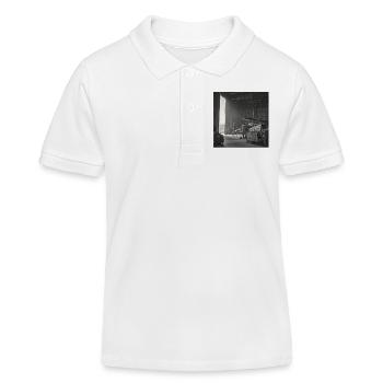 Raven dans l’avion Lieu perdu Crime animal vintage - Polo enfant bio Stanley/Stella - blanc - Devant