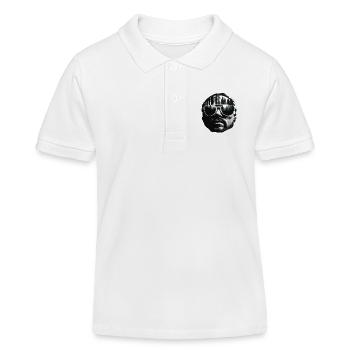 Sunglasses / Man / Forest / Portrait / Guy - Kids Organic Polo Shirt by Stanley/Stella - white - Front