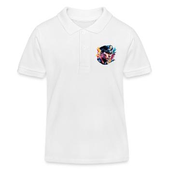 Polizei / Einsatz / Beruf / Job / Einsatzkräfte - Kinder Organic Poloshirt Mini Sprinter von Stanley/Stella - Weiß - Vorne