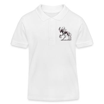 Wendigo / Evil Spirit / Possessive / Horror - Kids Organic Polo Shirt by Stanley/Stella - white - Front