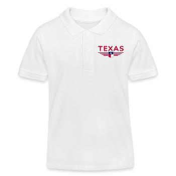 Texas Fan T-Shirt – Lone Star Style - Polo enfant bio Stanley/Stella - blanc - Devant