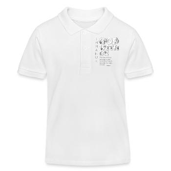 Immanuel, Gott mit uns wahre Weihnachten Bedeutung - Kinder Organic Poloshirt Mini Sprinter von Stanley/Stella - Weiß - Vorne