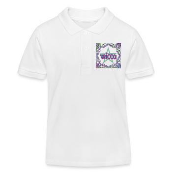 Cadre Celtique Wicca E 230 - Polo enfant bio Stanley/Stella - blanc - Devant