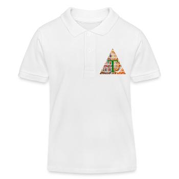 Triangle E 56 T - Polo enfant bio Stanley/Stella - blanc - Devant