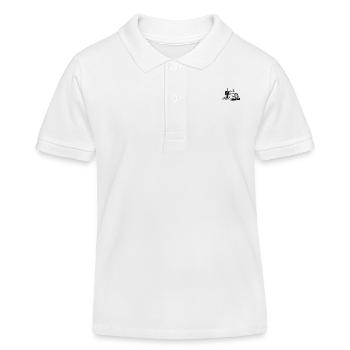 Camion Chauffeur Camion Camion Pocket Design - Polo enfant bio Stanley/Stella - blanc - Devant