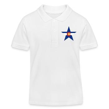 Colorado Fan T-Shirt – Mountains & Adventure - Polo enfant bio Stanley/Stella - blanc - Devant