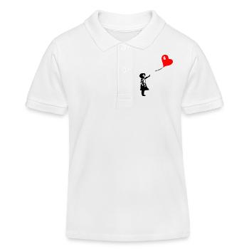 Ballon enfant - Polo enfant bio Stanley/Stella - blanc - Devant