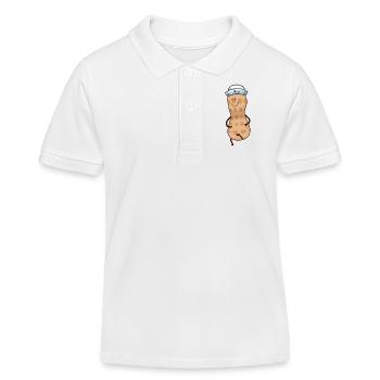 Moin Moin Peanut Sailor Fantasy Ahoy Nut - Polo enfant bio Stanley/Stella - blanc - Devant