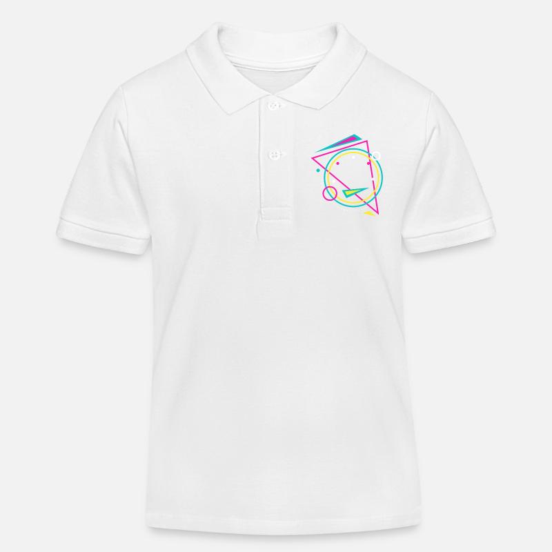géométrie - Polo enfant bio Stanley/Stella - blanc