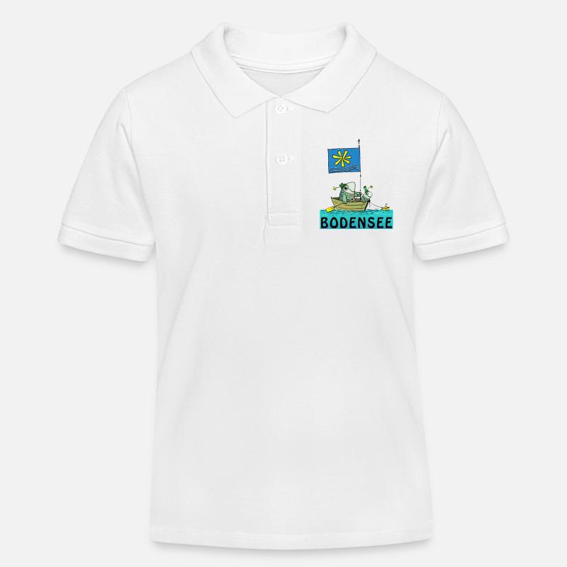 Bodensee - Kinder Organic Poloshirt Mini Sprinter von Stanley/Stella - Weiß