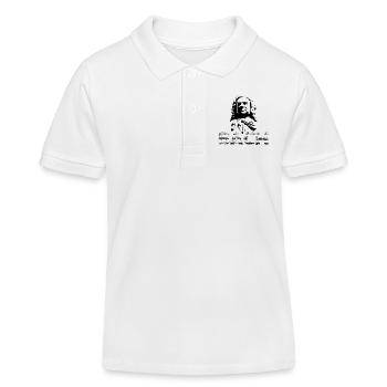 Johann Sebastian Bach - Kinder Organic Poloshirt Mini Sprinter von Stanley/Stella - Weiß - Vorne