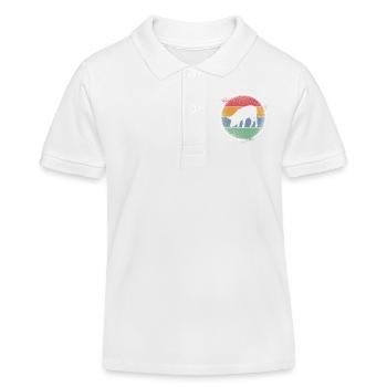 Cochon - Polo enfant bio Stanley/Stella - blanc - Devant