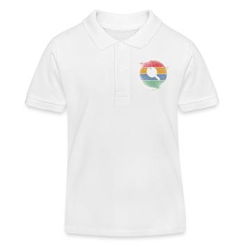 Table tennis - Kids Organic Polo Shirt by Stanley/Stella - white - Front