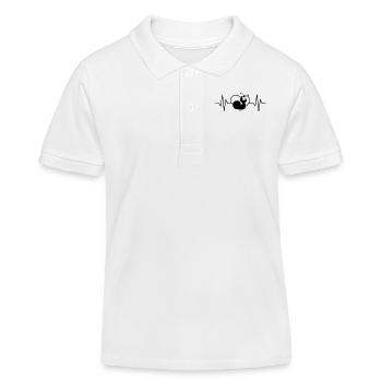 Snail - Kids Organic Polo Shirt by Stanley/Stella - white - Front
