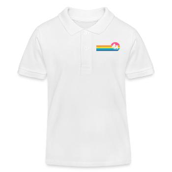 Skate - Kids Organic Polo Shirt by Stanley/Stella - white - Front