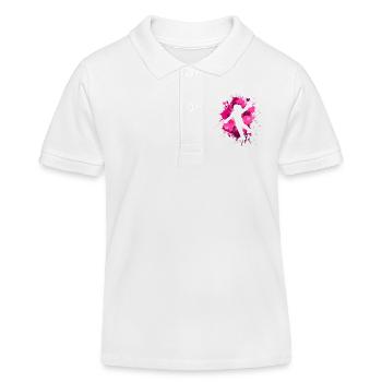 Handball Handball Player Women Handball - Kids Organic Polo Shirt by Stanley/Stella - white - Front