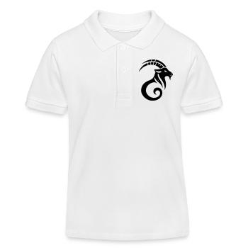 Capricorne 2 - Polo enfant bio Stanley/Stella - blanc - Devant