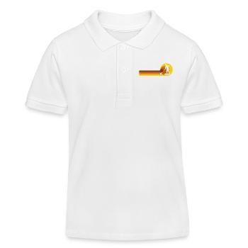 SUP paddleboarding Stand Up Paddle paddling - Kids Organic Polo Shirt by Stanley/Stella - white - Front