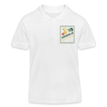 Né à Dresde Retro - Polo enfant bio Stanley/Stella - blanc - Devant