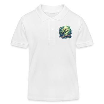Praying mantises Praying mantis - Kids Organic Polo Shirt by Stanley/Stella - white - Front