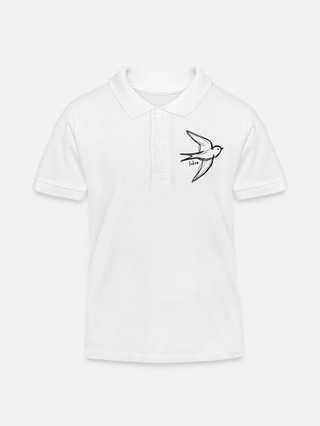 Freier Vogel - Kinder Organic Poloshirt Mini Sprinter von Stanley/Stella - Weiß
