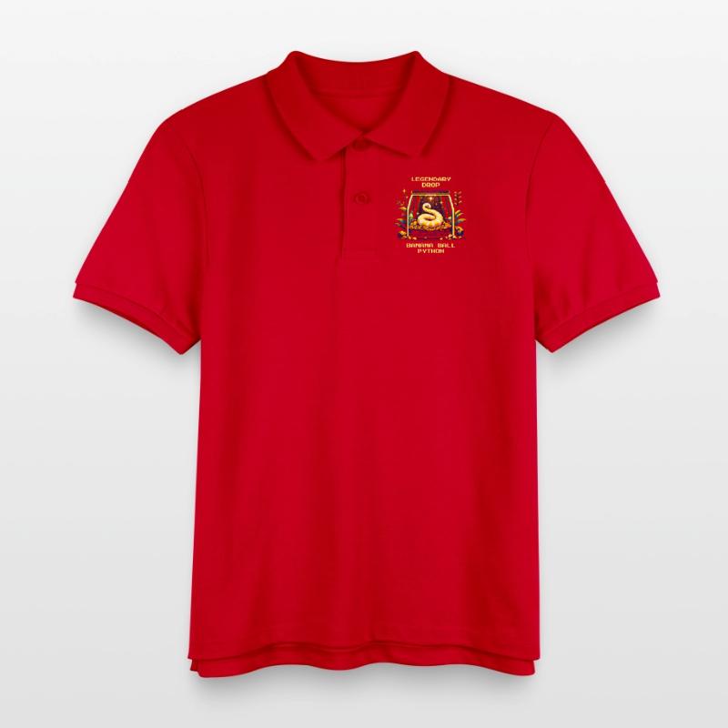 Legendary find: Banana ball python | Python Kids Organic Polo Shirt by Stanley/Stella