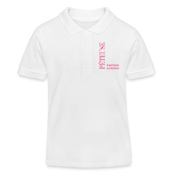 farting - Kids Organic Polo Shirt by Stanley/Stella - white - Front