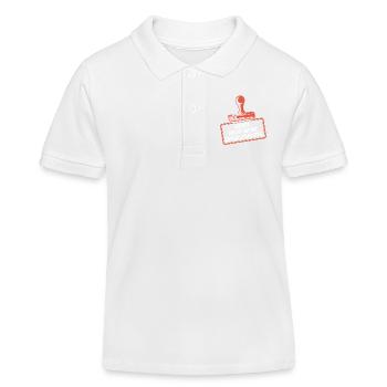 Sorry Nicht Meine Entgeltgruppe Beamte TVöD Büro - Kinder Organic Poloshirt Mini Sprinter von Stanley/Stella - Weiß - Vorne