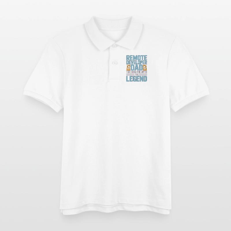 Remote Developer Dad The Idol The Web Developer Kinder Organic Poloshirt Mini Sprinter von Stanley/Stella