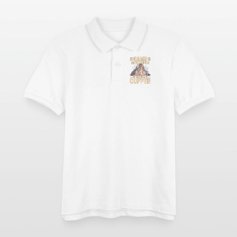 Game Developer Before Web Developer Coffee Lover Kinder Organic Poloshirt Mini Sprinter von Stanley/Stella