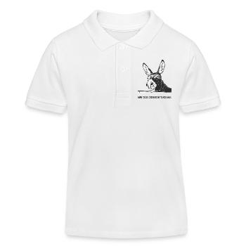 Man muss mich nicht verstehen. - Kinder Organic Poloshirt Mini Sprinter von Stanley/Stella - Weiß - Vorne