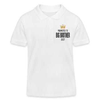 PROMU AU BIG BROTHER 2027 - Polo enfant bio Stanley/Stella - blanc - Devant