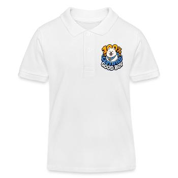 Samojeden - Kinder Organic Poloshirt Mini Sprinter von Stanley/Stella - Weiß - Vorne