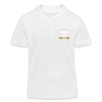 Made in 1988 36 Years of Original Excellence - Kids Organic Polo Shirt by Stanley/Stella - white - Front