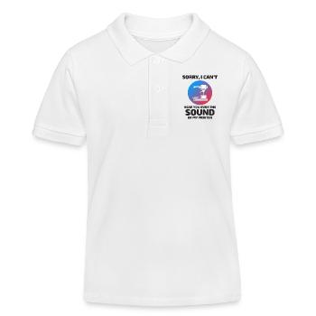 3D Printer 3D Printing Funny - Kids Organic Polo Shirt by Stanley/Stella - white - Front