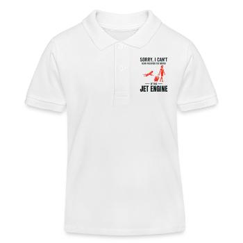 Flugbegleiterin Flugkabine Besatzung Flugbegleiterin - Kinder Organic Poloshirt Mini Sprinter von Stanley/Stella - Weiß - Vorne