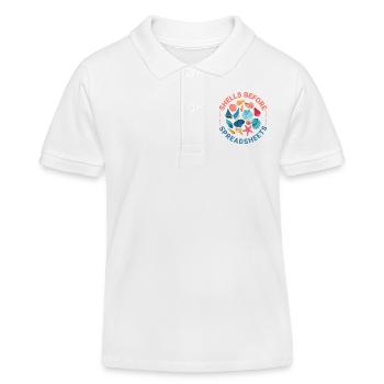 Coquillages Collector Beachcomber Coquillages - Polo enfant bio Stanley/Stella - blanc - Devant