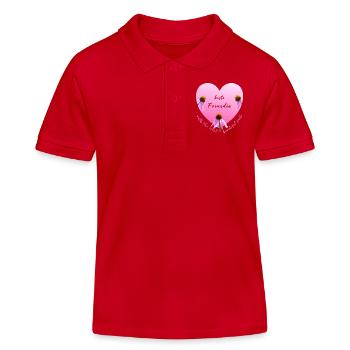 Meilleur ami - Polo enfant bio Stanley/Stella - rouge - Devant