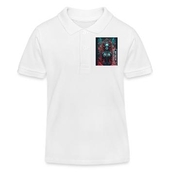 Worship the bassline - Kids Organic Polo Shirt by Stanley/Stella - white - Front