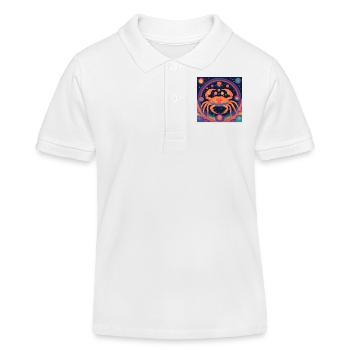 Cancer Cancers Cadeau du zodiaque - Polo enfant bio Stanley/Stella - blanc - Devant