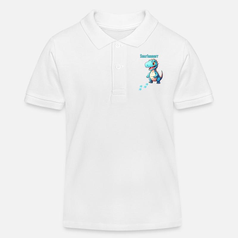Sauuusiiiaaarr - Kinder Organic Poloshirt Mini Sprinter von Stanley/Stella - Weiß